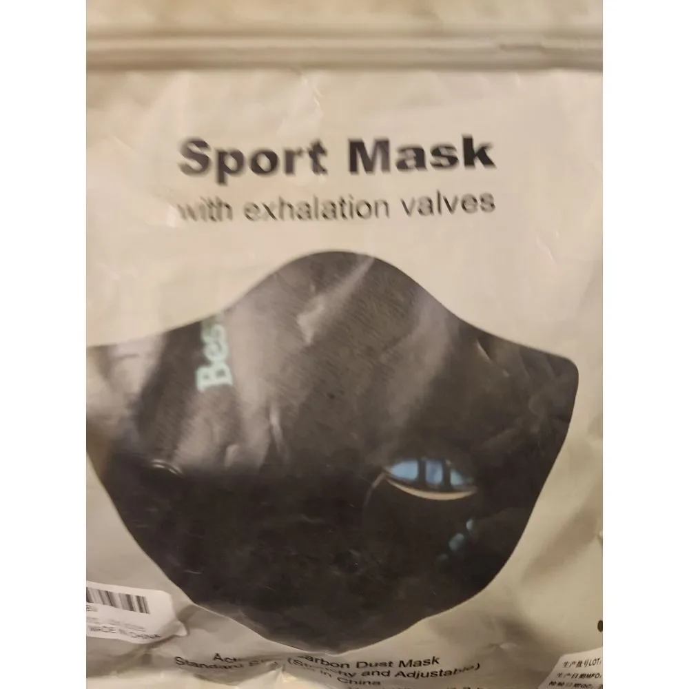 Carbon Dust/Sport Mask w/‎ Exhalation Valves